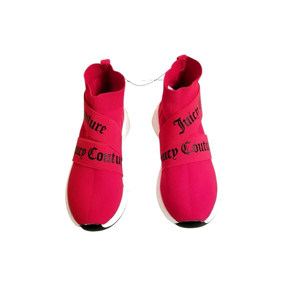 Juicy Couture Women's Red Ariella Knit Sneakers 7.5M - NWT - Picture 3 of 9